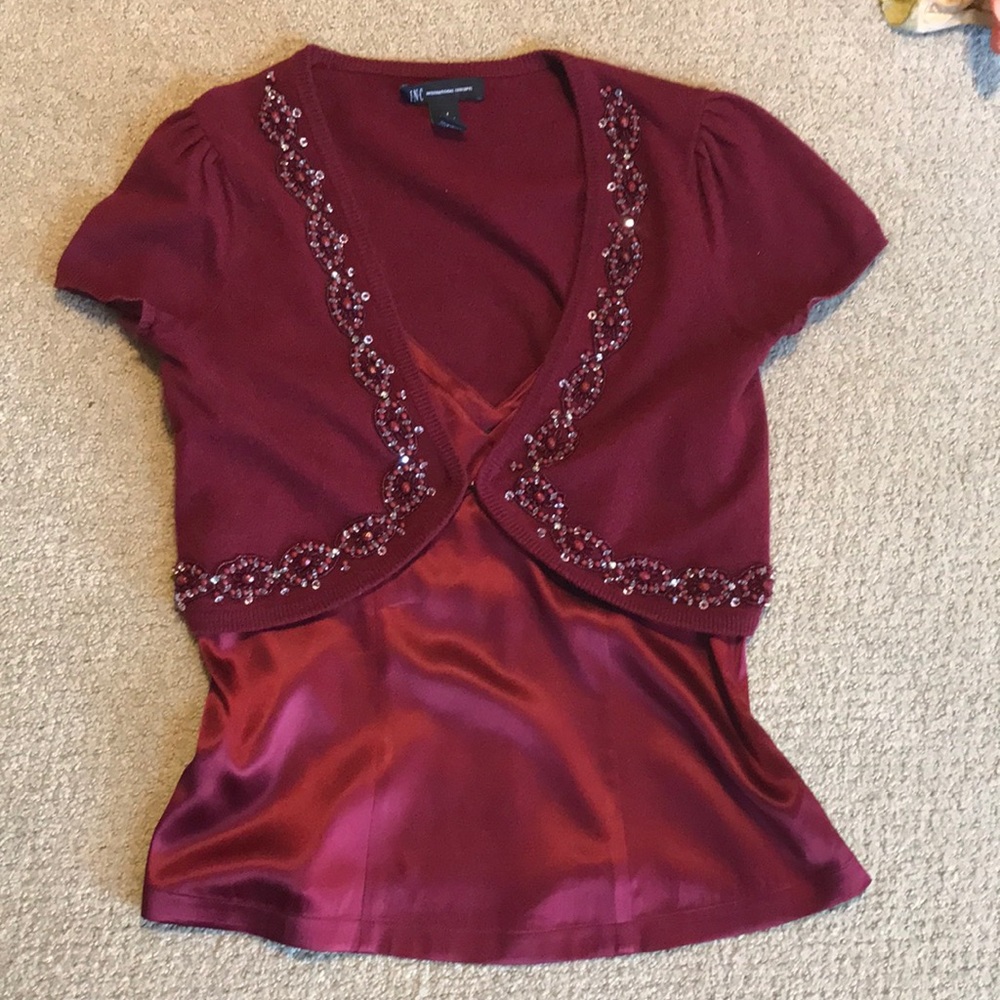 Sequin sweater set